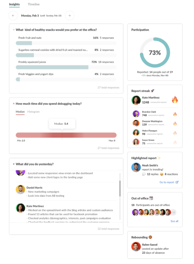 Geekbot and Microsoft Teams: Insights and Analytics
