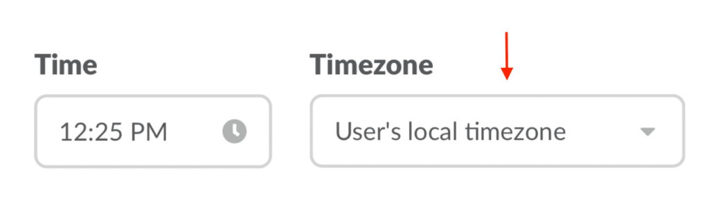 Time and Timezone: Send out standups at a user's local timezone.