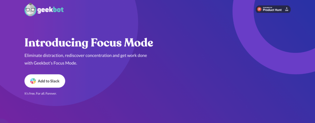 Focus Mode by Geekbot